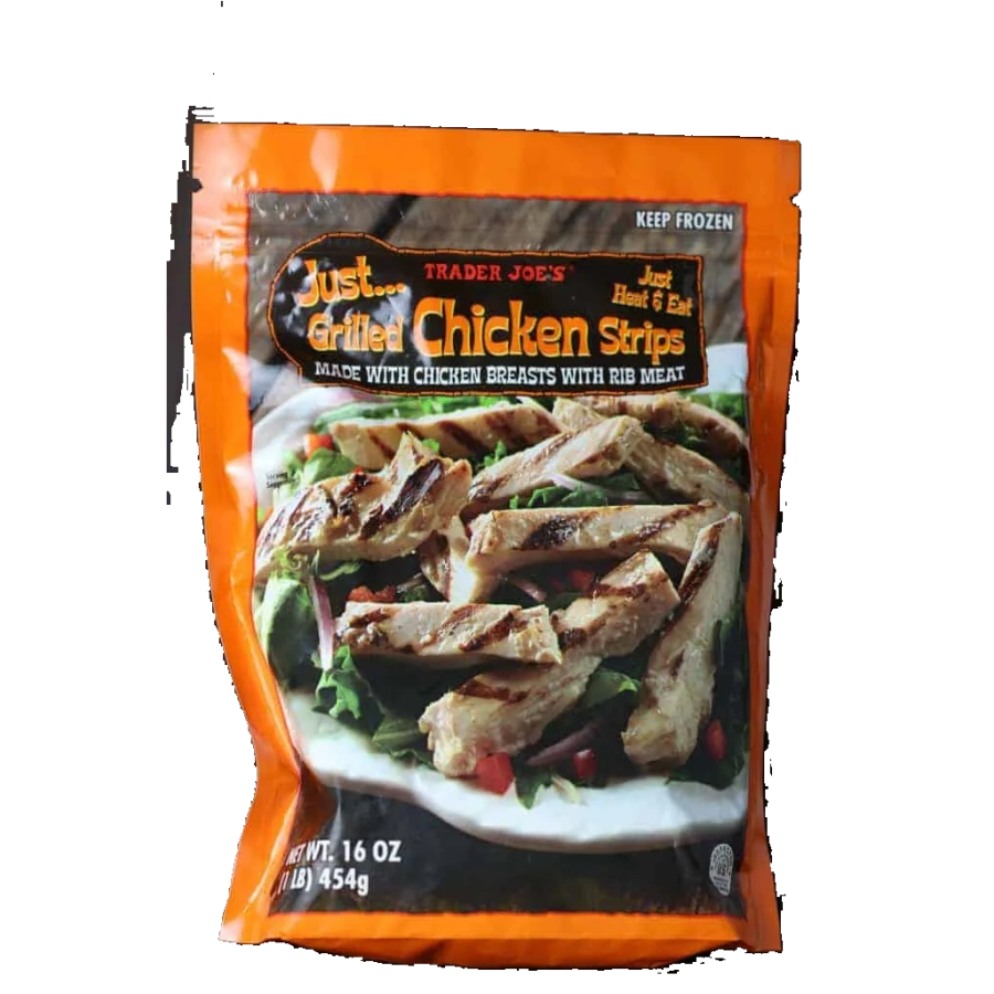 Trader Joe's Just Grilled Chicken Strips package