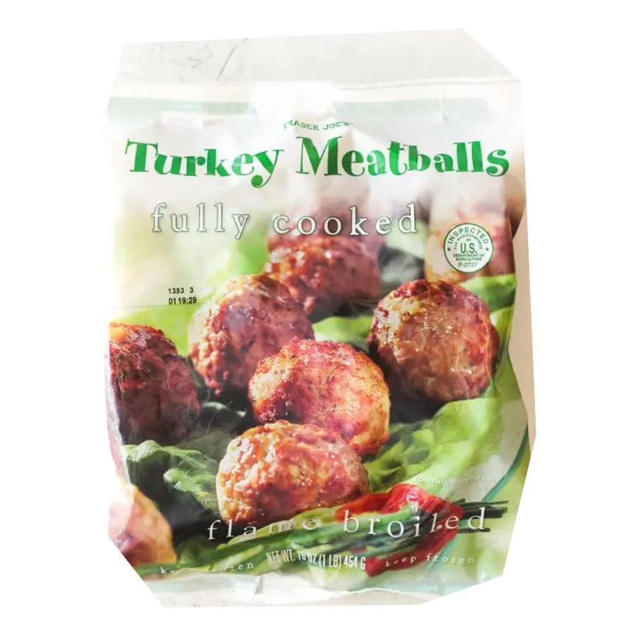 Trader Joe's Turkey Meatballs package
