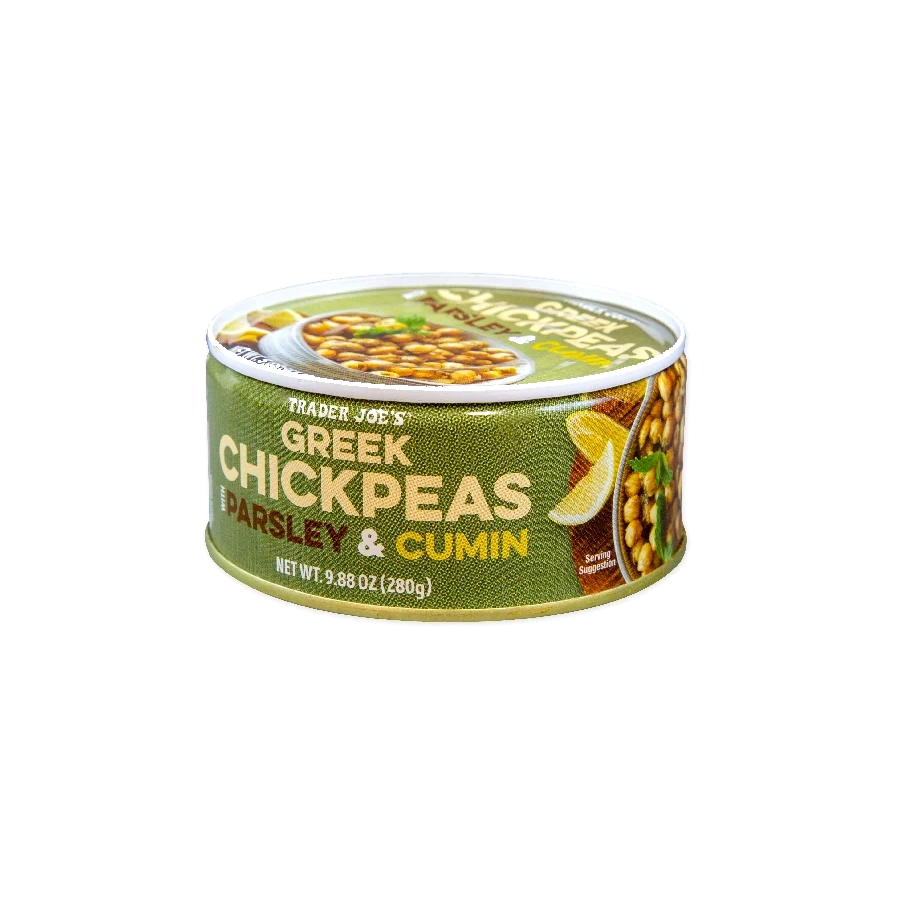 Trader Joe's Greek Chickpeas with Cumin and Parsley can